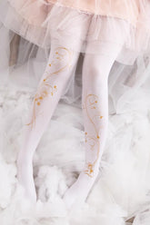 White Hot Stamping Print Sweet Lolita Pantyhose 11 Styles